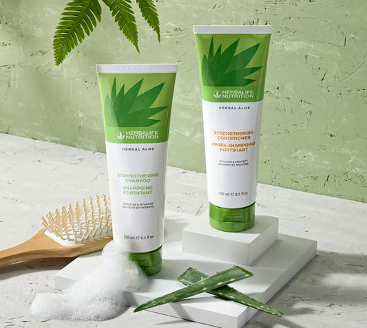 Herbalife Herbal Shampoo and Conditioner for sulphate free strengthening hair care