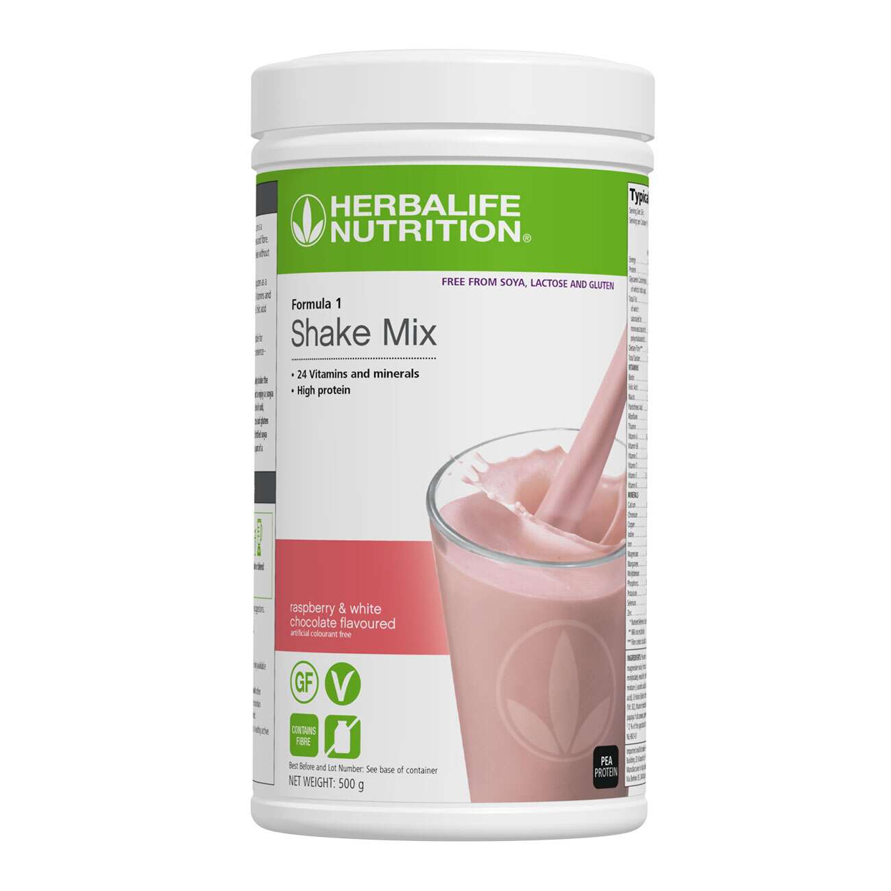 Formula 1 Free From Raspberry and White Chocolate Flavoured raspberry & white chocolate 500 g