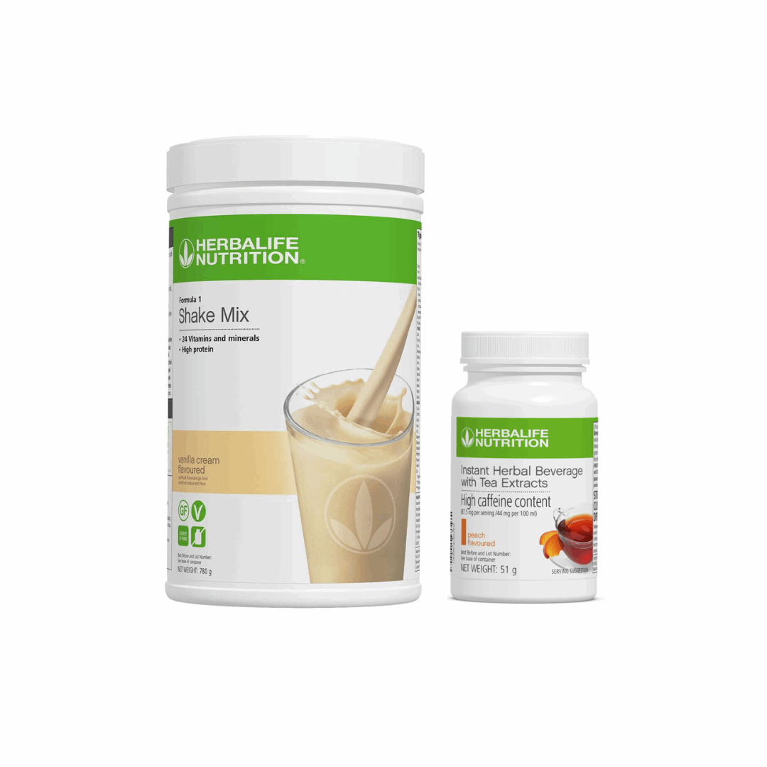 Herbalife F1 Shake and Instant Herbal Beverage. Herbalife Shake and tea combo 